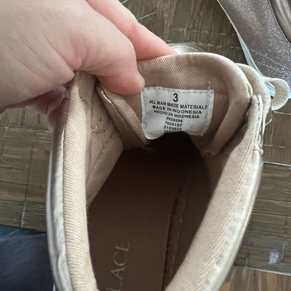 The Children's Place Gold Kids Sneakers - Picture 4 of 6